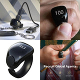 Smart Tasbih Zikr Rings, 5 Size(16/18/20/22/24mm